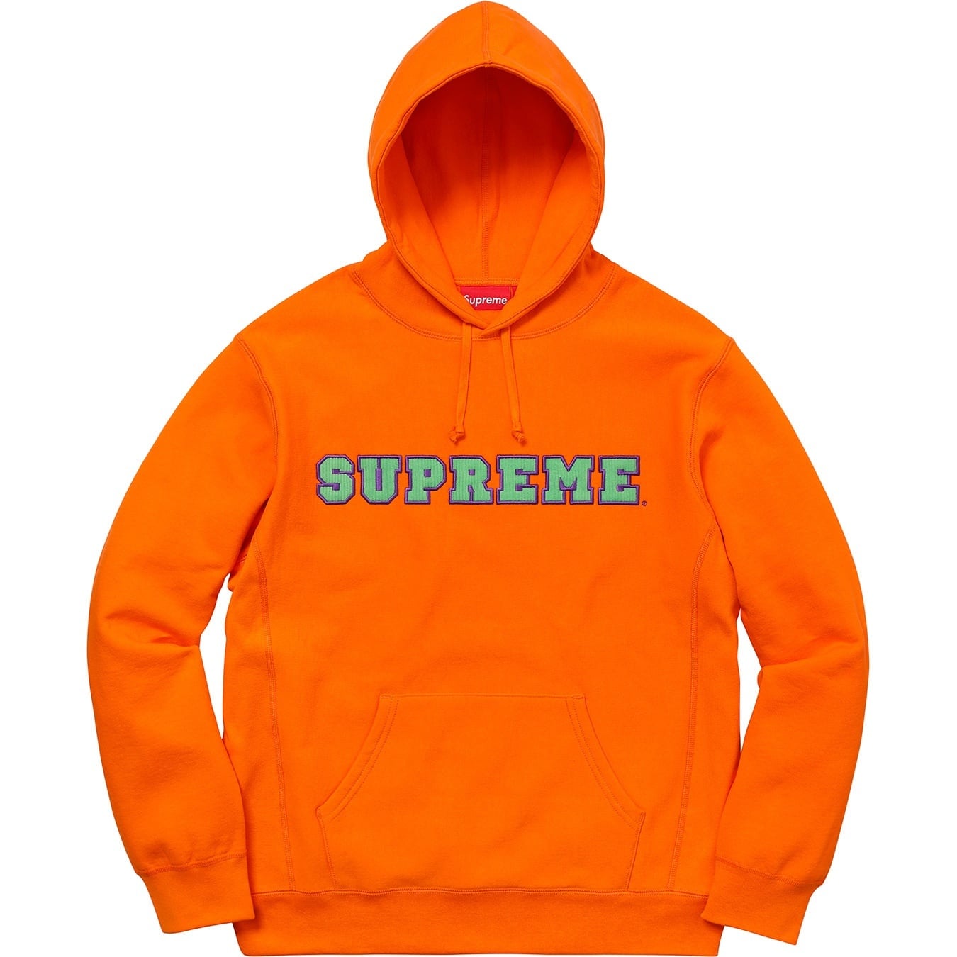 Cord Collegiate Logo Hooded Sweatshirt view 4